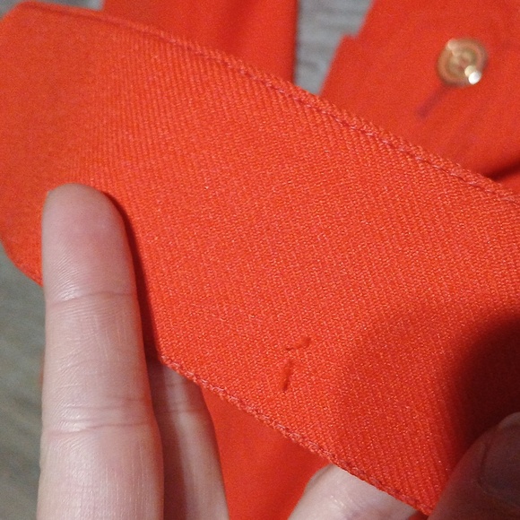 Vintage London Fog Limited Edition Coat Red/Orange Polka dot lining Size XS/S - Picture 10 of 10